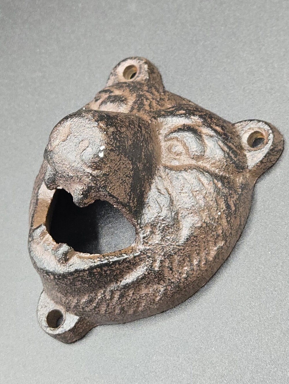 Cast Iron Bear Wall Mount Bottle Opener